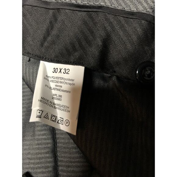 Kenneth Cole REACTION TIC WEAVE SLIM FIT DRESS PANT 30W 32L - Picture 9 of 12
